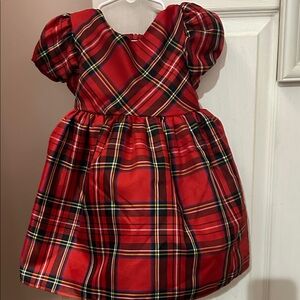 Joan Calabrese Red Plaid Kids Dress